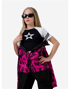 Демисезонный комбинезон для детей В24077ФЧ Принт SH Фуксия, Розовый Sherysheff