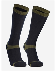 Водонепроницаемые носки Trekking черный/зеленый, Черный Dexshell