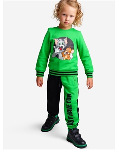Свитшот для мальчиков, Зеленый Playtoday