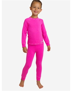 Термобелье для девочки (брюки, толстовка), Розовый Playtoday