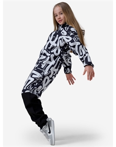 Демисезонный комбинезон для детей В19051ФЧ Принт SH Черно-белый, Мультицвет Sherysheff