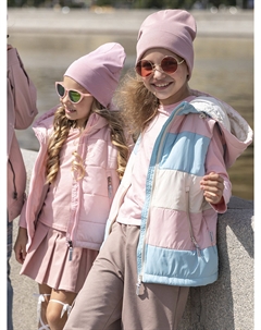 ЖИЛЕТ, Розовый Nikastyle