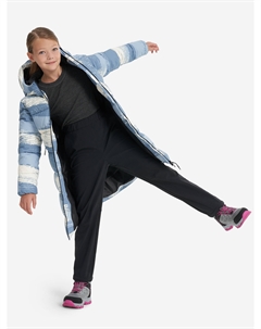 Пальто утепленное для девочек, Голубой Outventure