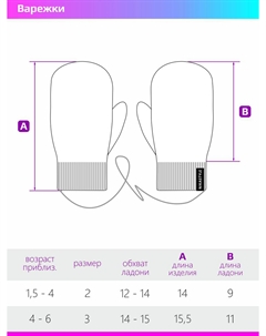 Варежки, Оранжевый Nikastyle