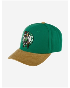 Бейсболка MITCHELL NESS HP7976-BCEGREN Boston Celtics NBA (зеленый), Зеленый Mitchell and ness