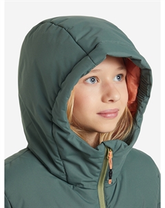 Пуховик для девочек, Зеленый Outventure