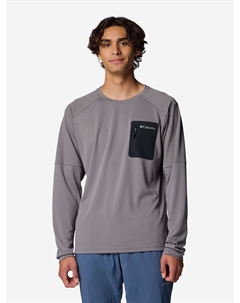 Свитшот мужской Tech Knit Long Sleeve Crew, Серый Columbia