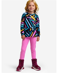 Термокомплект для девочек: брюки, толстовка, Мультицвет Playtoday