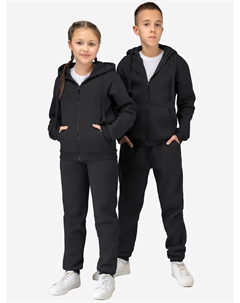 Костюм детский с начесом, Черный Happyfox