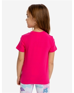 Футболка в рубчик фуксия для девочки, Розовый Button blue