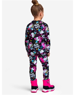 Термокомплект для девочек: брюки, толстовка, Мультицвет Playtoday