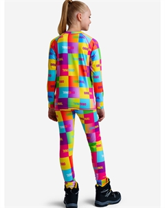 Термокомплект для девочек: брюки, толстовка, Мультицвет Playtoday