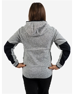 Кофта спортивная Fleece Jacket WOS 24 Grey Melange флисовая с капюшоном, Серый No name