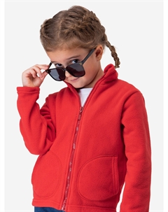 Толстовка детская флисовая на молнии, Красный Happyfox
