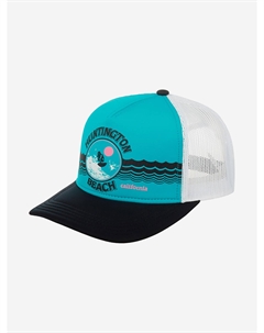 Бейсболка с сеточкой SMU617A-HUNB Huntington Beach Riptide Valin (голубой), Голубой American needle