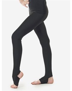 Легинсы с открытой пяткой хлопок, Черный Танцующие