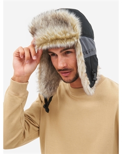 Шапка-ушанка зимняя мужская Горка-Люкс мембранная, Серый Huntsman