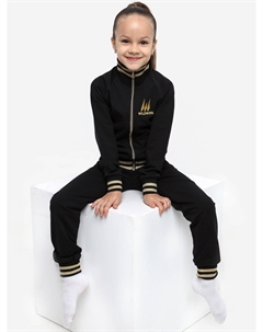 Спортивный костюм для девочки, Черный Wildwins
