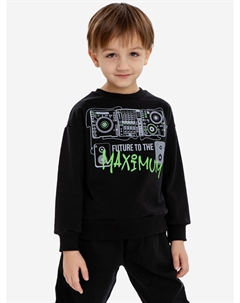 Толстовка черная, Черный Button blue