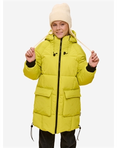 Куртка для девочки, пуховик, Желтый Pelican