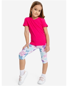 Велосипедки с принтом для девочки, Белый Button blue