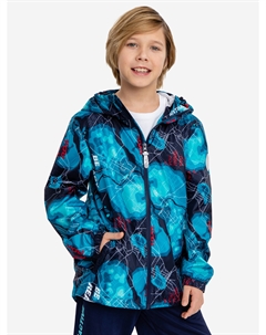Ветровка-трансформер с капюшоном с принтом для мальчика, Синий Button blue