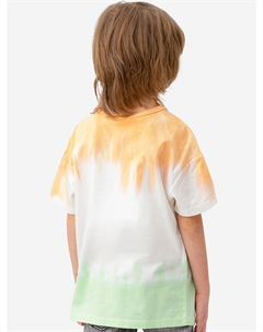 Футболка с принтом мультицвет, Белый Button blue