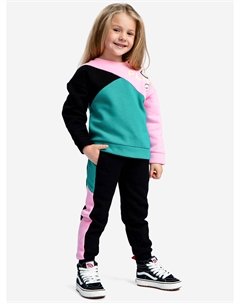 Брюки с лампасами для девочки, Черный Button blue