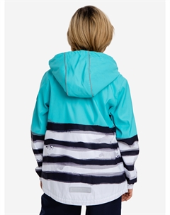 Ветровка с принтом с капюшоном мультицвет для мальчика, Мультицвет Button blue