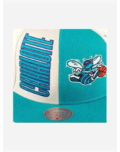 Бейсболка с прямым козырьком MITCHELL NESS HHSS5154-CHOYYPPPOWTL Charlotte Hornets NBA (голубой), Голубой Mitchell and ness