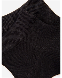 Носки детские набор 6 пар, короткие, в сетку, Черный Happyfox