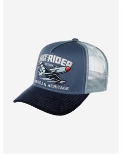 Бейсболка с сеточкой 7761102 TRUCKER CAP SKY RIDER (голубой), Голубой Stetson