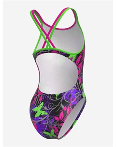 Юниорский купальник спортивный Crossback Junior J2, Мультицвет Mad wave