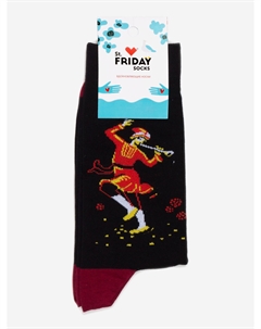 Носки с рисунками St.Friday Socks, Конёк горбунок, Черный St. friday
