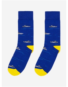 Носки с рисунками St.Friday Socks, Яхты, Синий St. friday