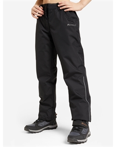 Брюки утепленные для девочек, Черный Outventure