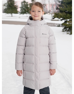 Пальто пуховое для девочек, Бежевый Outventure