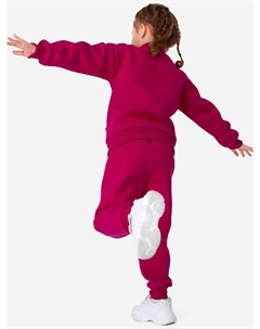 Костюм спортивный для девочек теплый с начесом, Розовый Happyfox