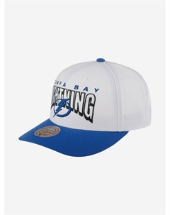 Бейсболка MITCHELL NESS HHSS6642-TBLYYPPPWHIT Tampa Bay Lightning NHL (синий), Синий Mitchell and ness