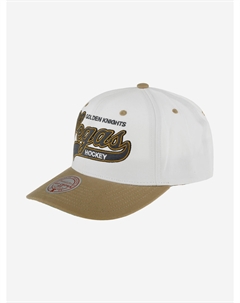 Бейсболка MITCHELL NESS HHSS7286-VGKYYPPPWHIT Vegas Golden Knights NHL (бежевый), Бежевый Mitchell and ness