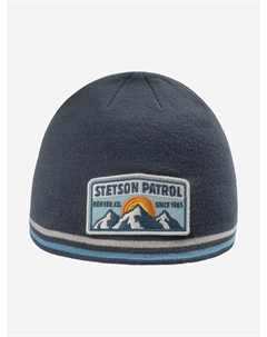 Шапка без отворота 8699101 BEANIE PATROL (синий), Синий Stetson