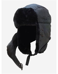 Шапка Dog Salmon с мехом и маской черная (AWC1605B) для рыбалки и охоты, Черный Alaskan