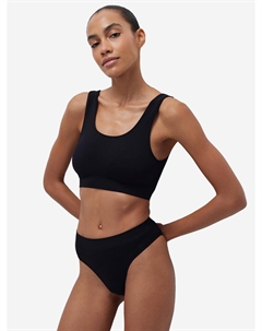 Топ на широких бретелях c чашкой-вкладышем, Черный Belle you