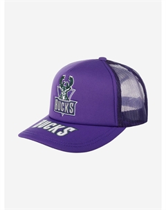 Бейсболка с сеточкой MITCHELL NESS 5HSSSH22020-MBUPURP Milwaukee Bucks MLB (фиолетовый), Фиолетовый Mitchell and ness