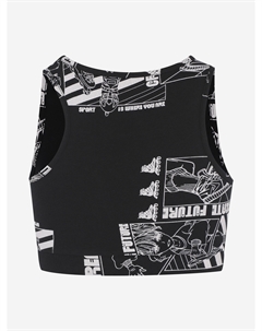 Топ бра спортивный для девочек, Черный Demix