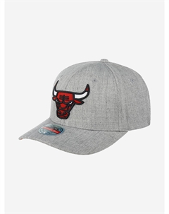 Бейсболка MITCHELL NESS HHSS3273-CBUYYPPPGYHT Сhicago Bulls NBA (серый), Серый Mitchell and ness