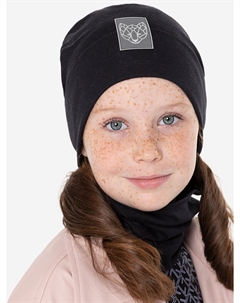 Комплект шапка и снуд, Черный Nikastyle