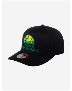 Бейсболка MITCHELL NESS HHSSINTL1245-SSUBLCK Seattle Supersonics NBA (черный), Черный Mitchell and ness