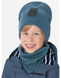Комплект шапка и снуд, Синий Nikastyle