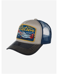 Бейсболка с сеточкой 7766101 TRUCKER CAP MUSTANG (белый), Белый Stetson